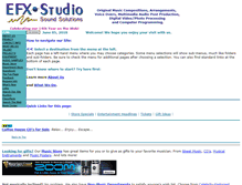 Tablet Screenshot of efxstudio.com